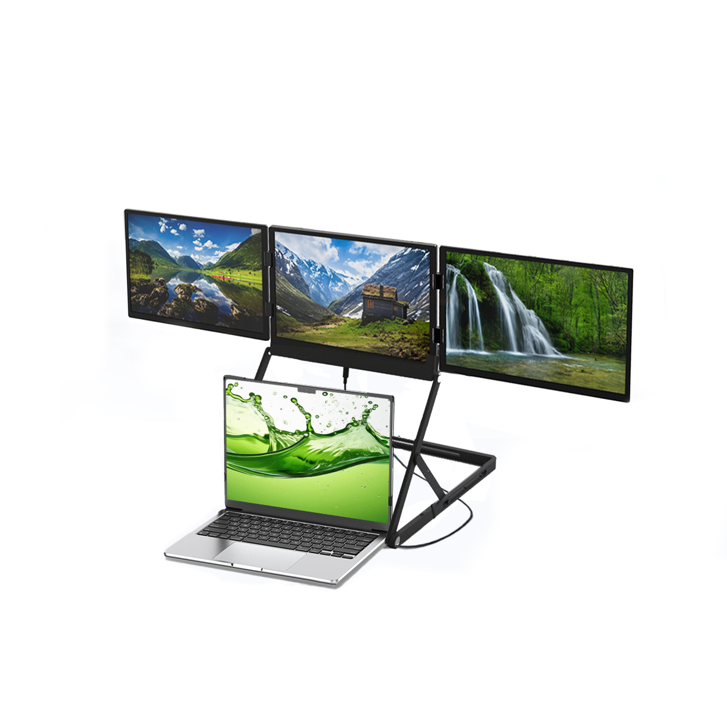 ULepow TriCreate – Triple 14” Portable Monitor for Laptops | Boost Productivity ×3