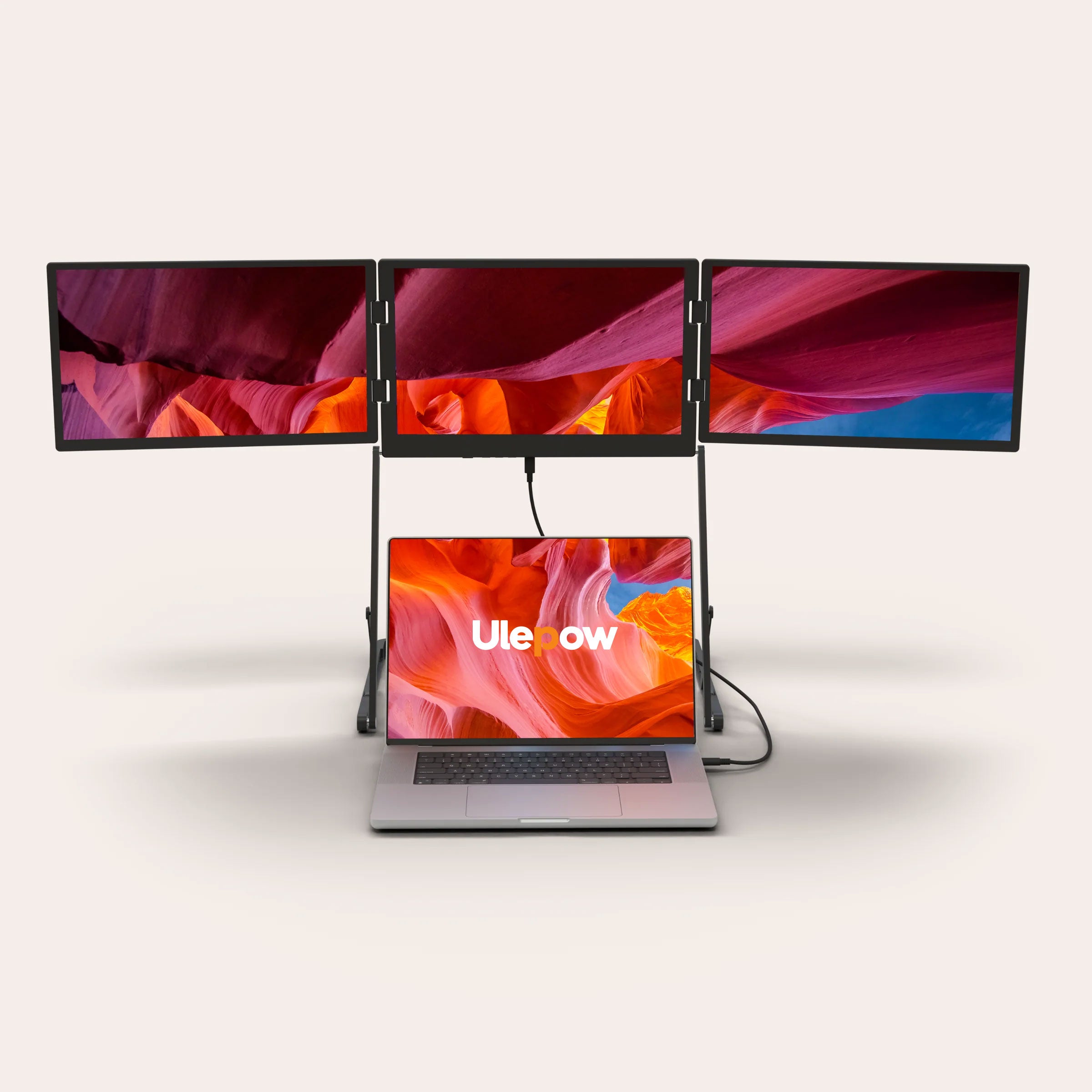ULepow TriCreate – Triple 15.6” Portable Monitor for Laptops | Boost Productivity ×3