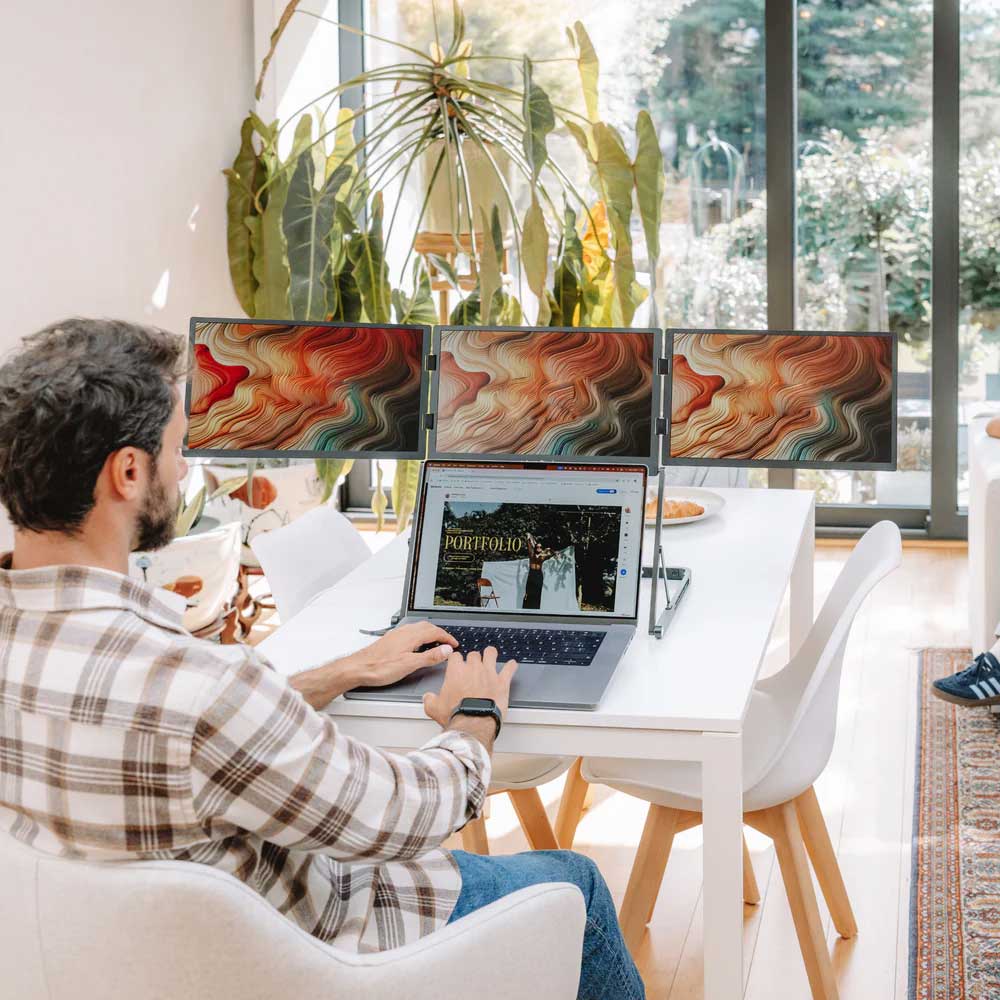 ULepow TriCreate – Triple 15.6” Portable Monitor for Laptops | Boost Productivity ×3