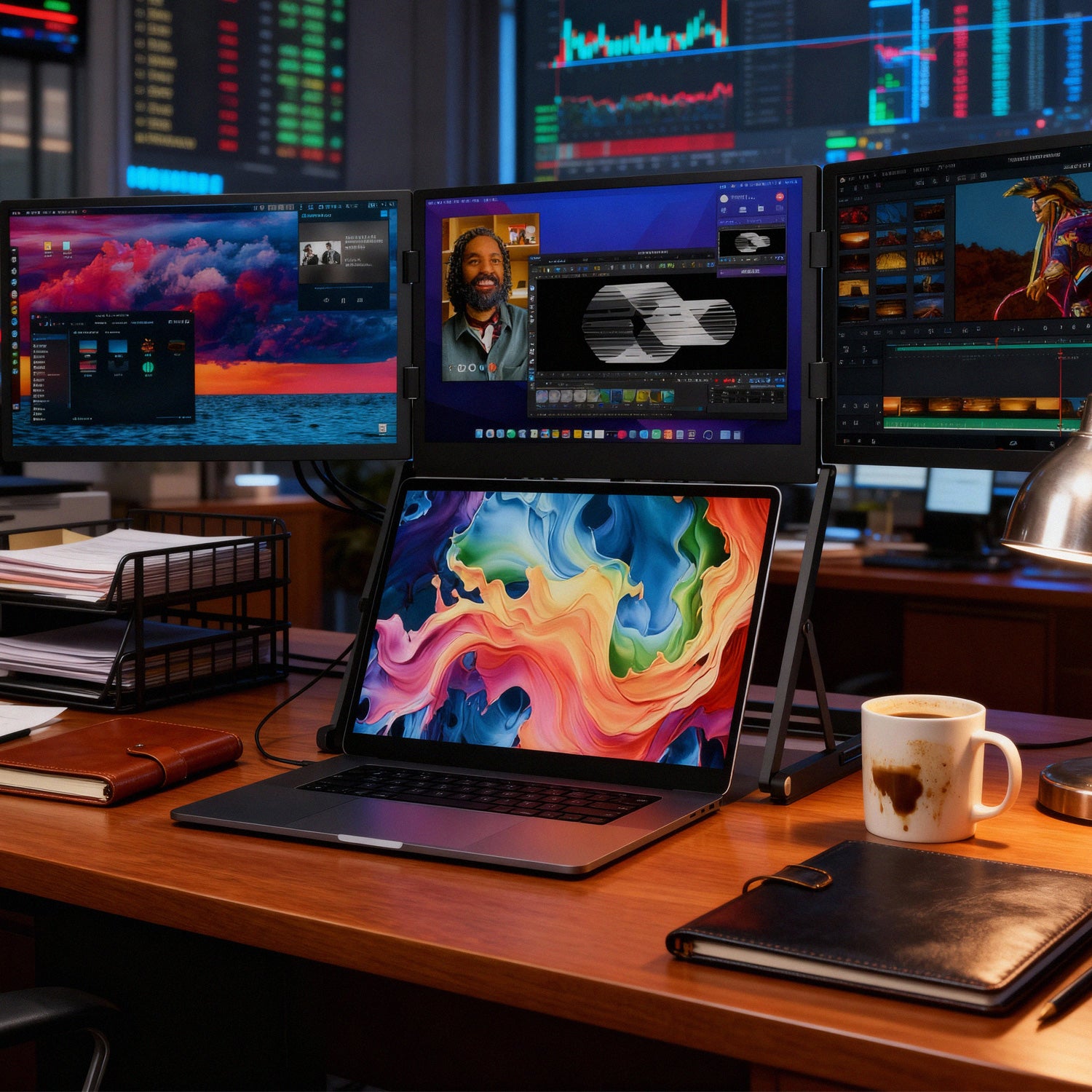 ULepow TriCreate – Triple 15.6” Portable Monitor for Laptops | Boost Productivity ×3