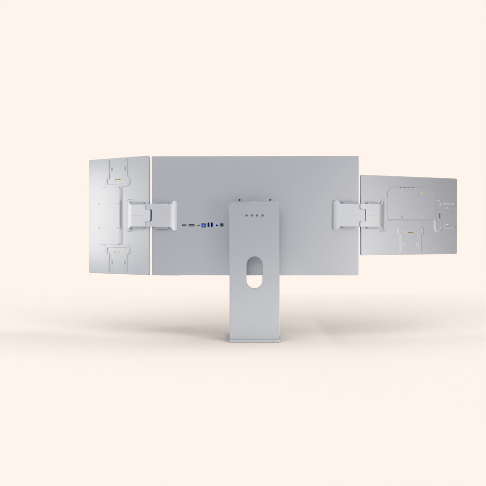 First 27-inch 4K aluminum alloy monitor + dual 16-inch convertible extended screens