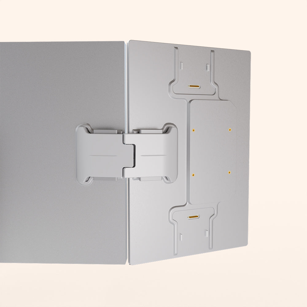 First 27-inch 4K aluminum alloy monitor + dual 16-inch convertible extended screens