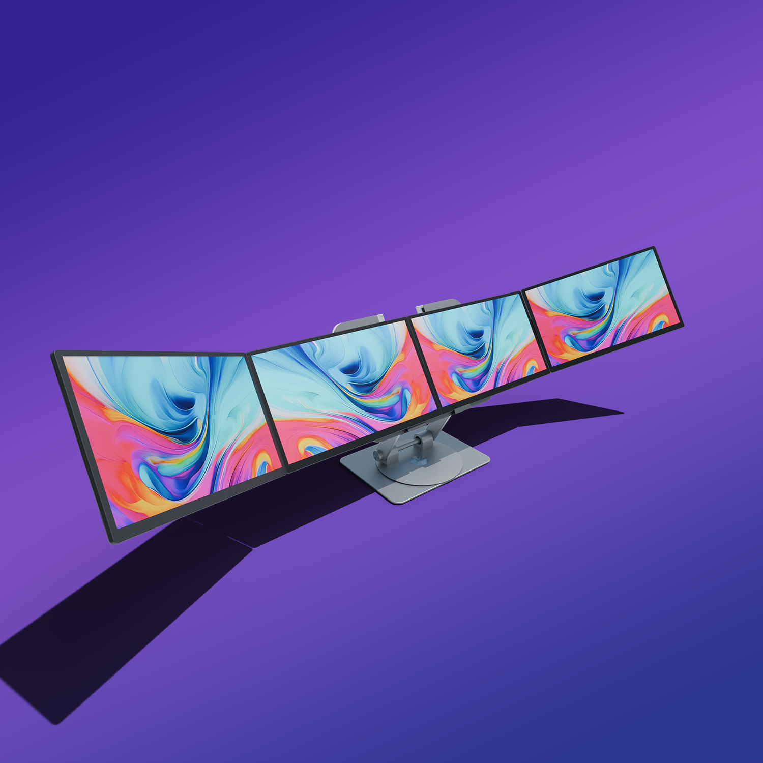 ULepow FlexScreen – 4 x 18.5" Modular Portable Monitors