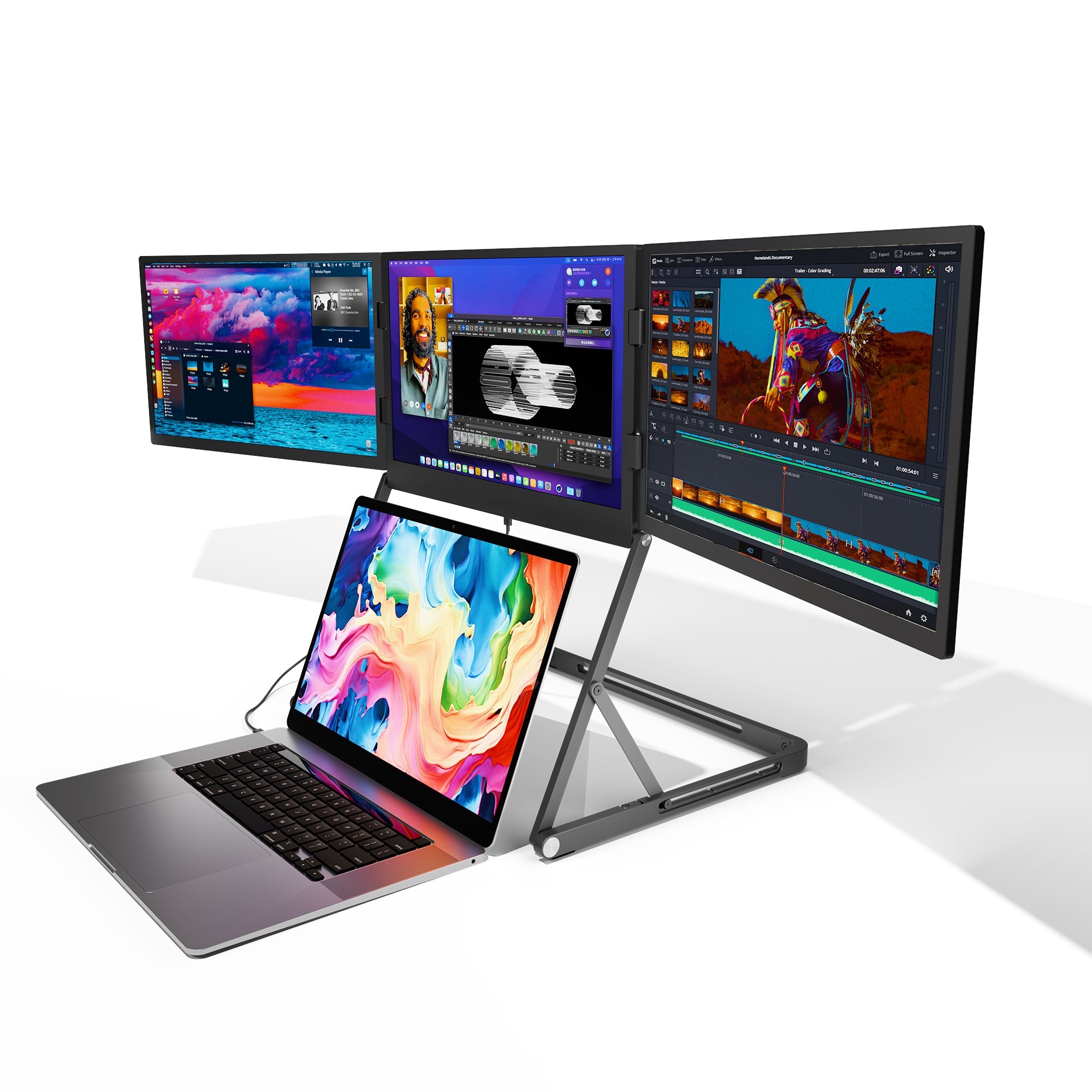 ULepow TriCreate – Triple 15.6” Portable Monitor for Laptops | Boost Productivity ×3