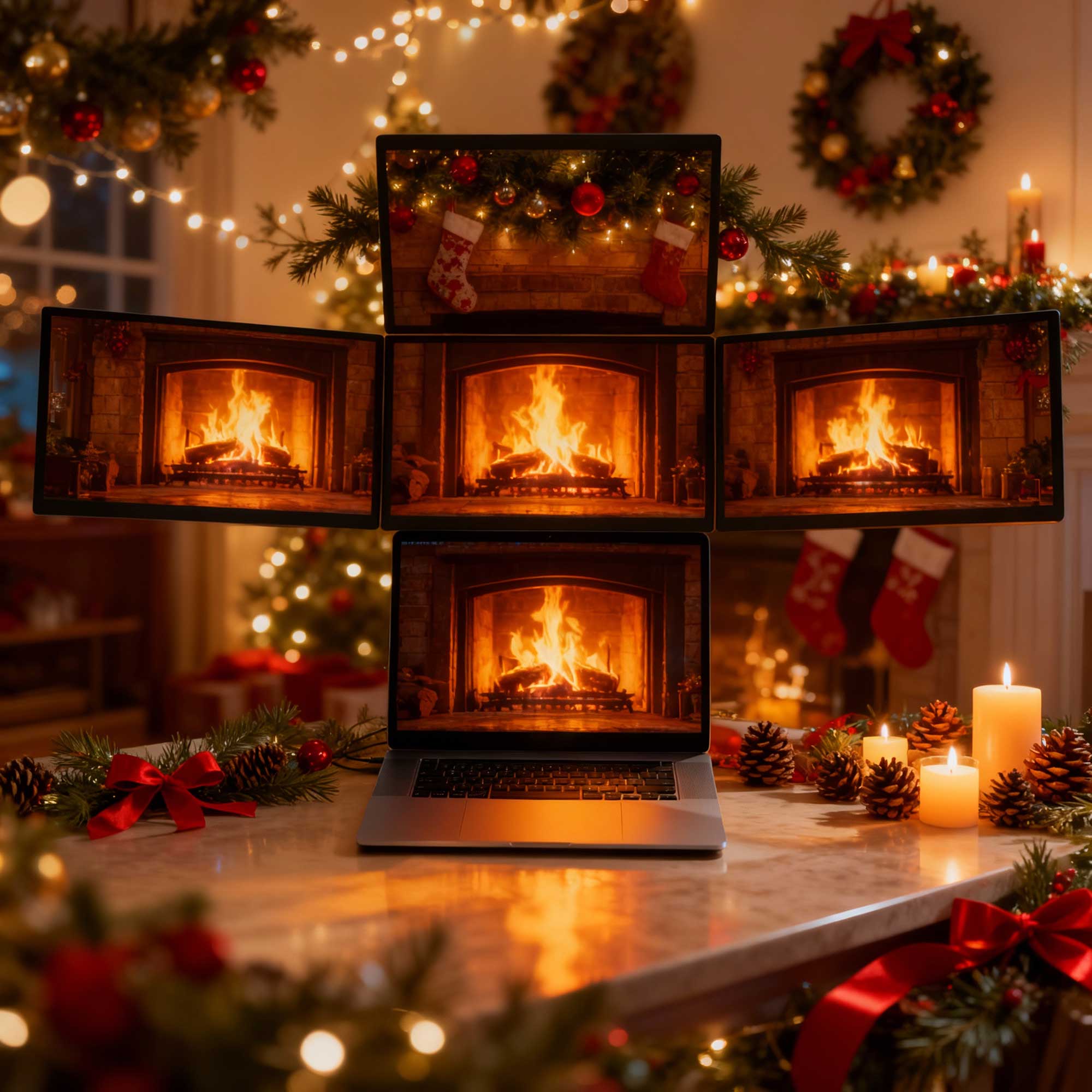 ULepow FlexScreen – 4 x 18.5" Modular Portable Monitors