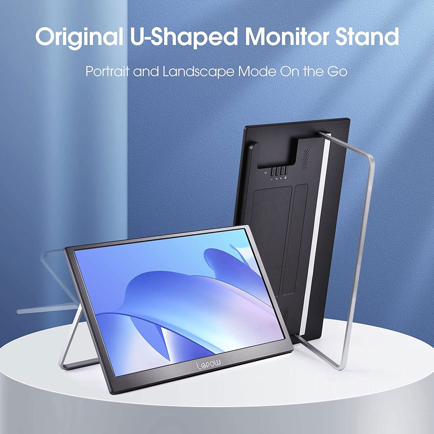 Lepow C2 Portable Monitor 15.6" with Kickstand - Lepow Portable Monitor