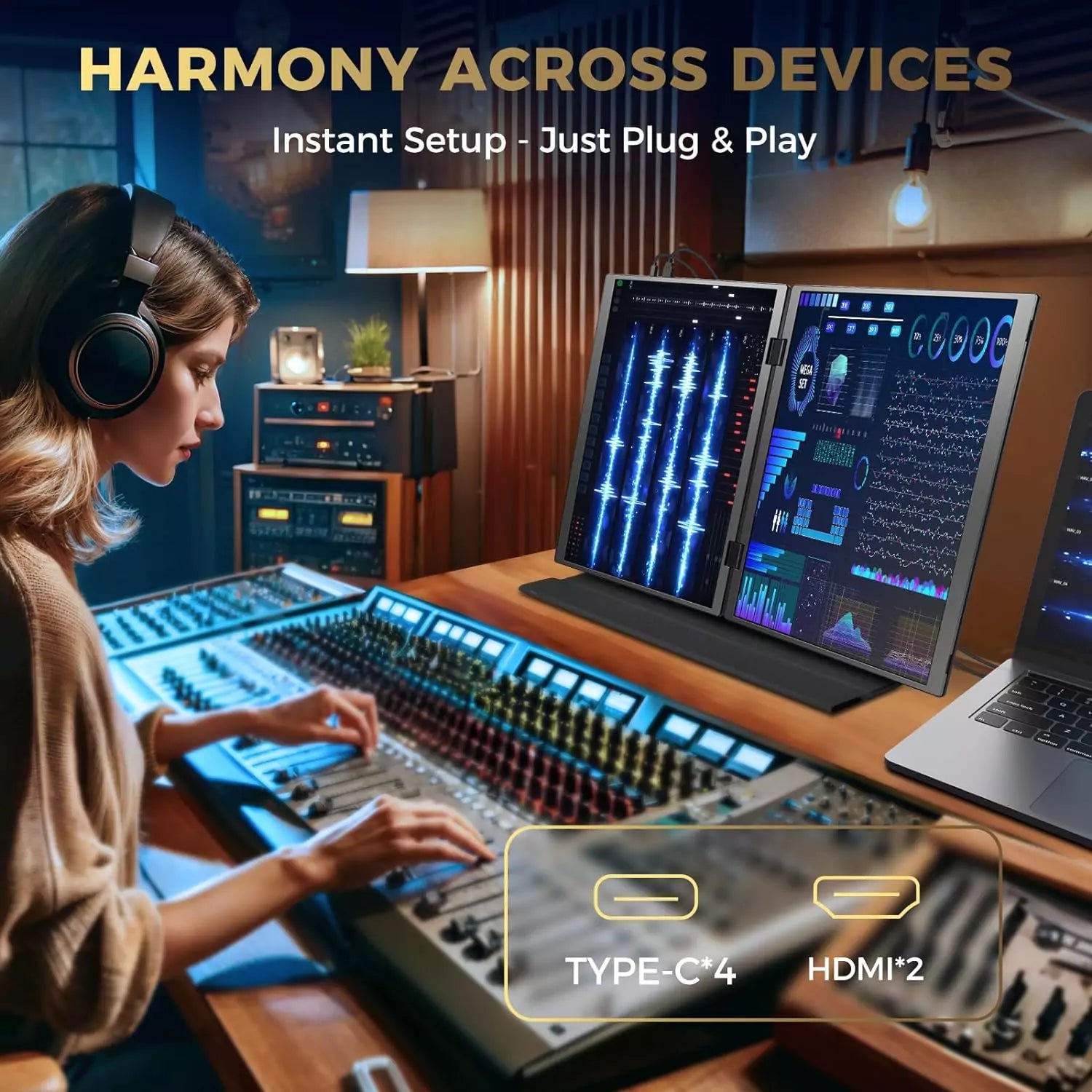 Revolutionize   Your   Work   with   Lepow's   DualViews   Monitor