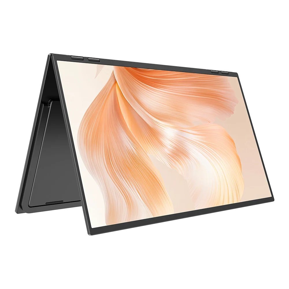 Ulepow - 23.8 Inch 100Hz Dual Screen Stacked Computer Monitor with Speakers