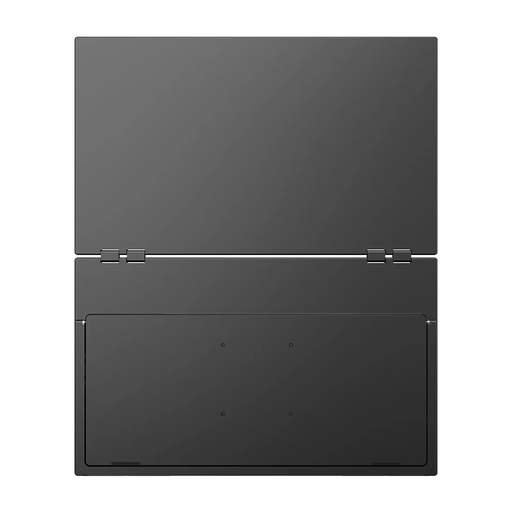 Ulepow - 23.8 Inch 100Hz Dual Screen Stacked Computer Monitor with Speakers
