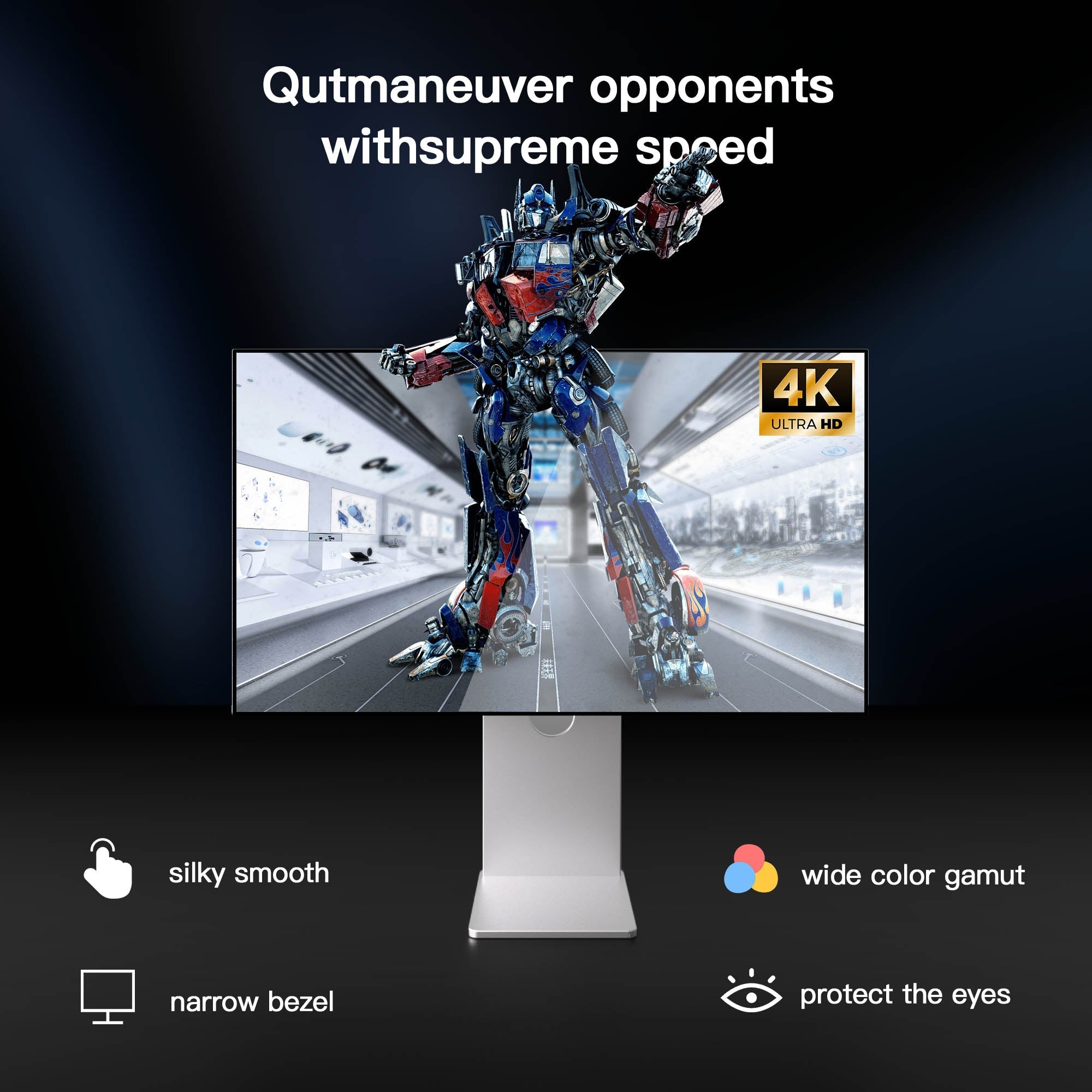 Lepow AK320 – 32" 4K UHD Nano IPS Monitor | 144Hz, CNC Aluminum