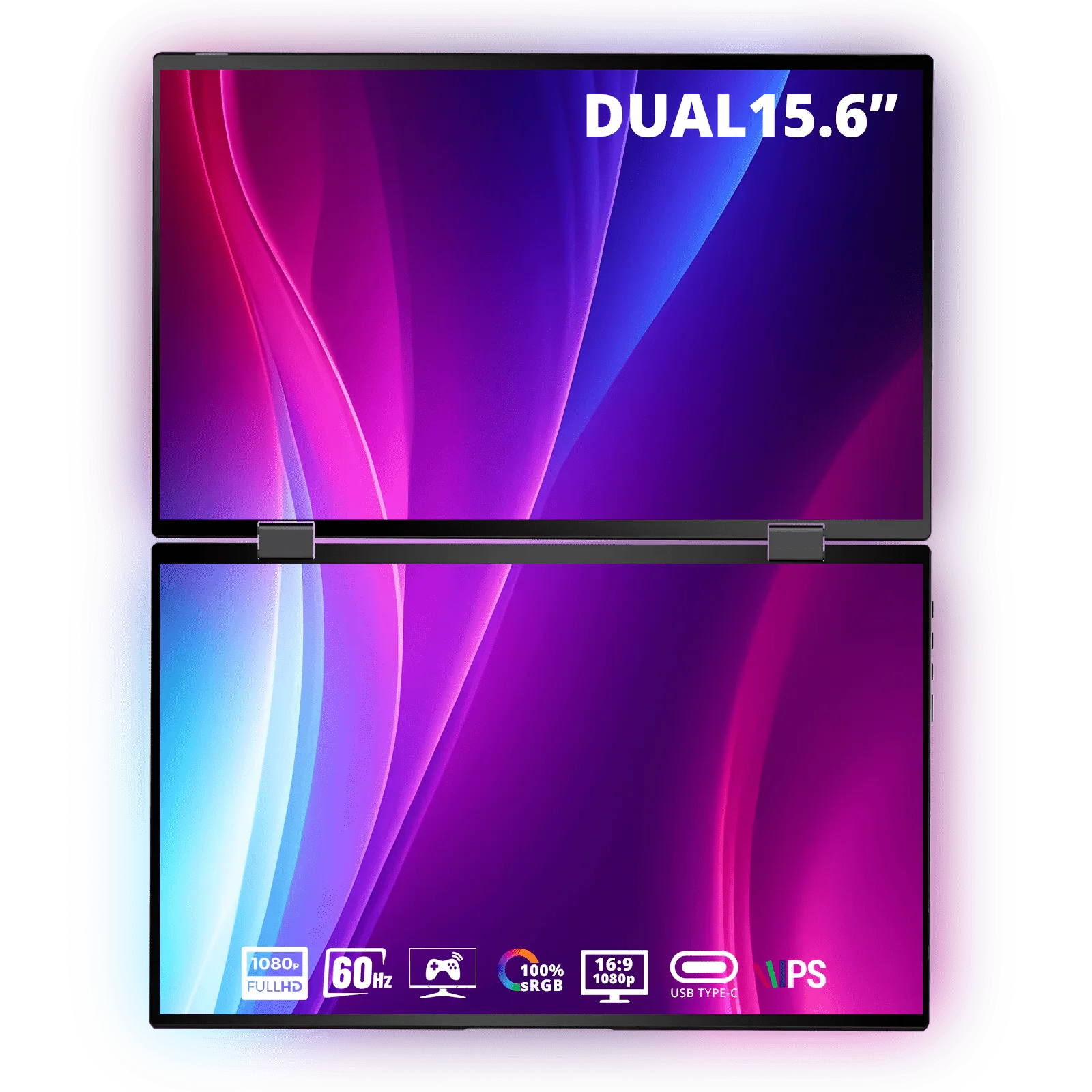 D15 Portable Dual View Monitor 15.6" - Lepow Portable Monitor