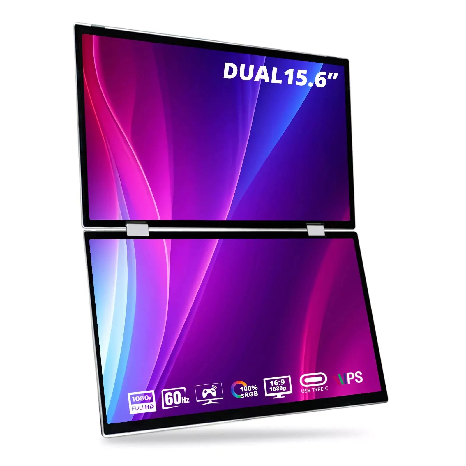 D15 Portable Dual View Monitor 15.6" - Lepow Portable Monitor
