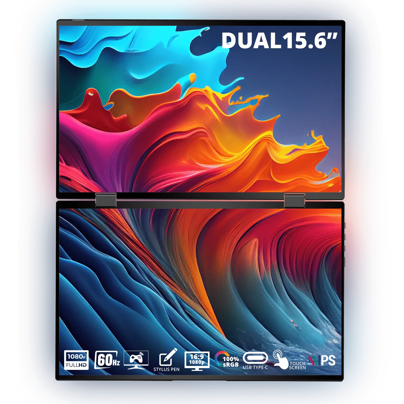 D15-Pro Portable Dual View Monitor Touchscreen 15.6" - Lepow Portable Monitor