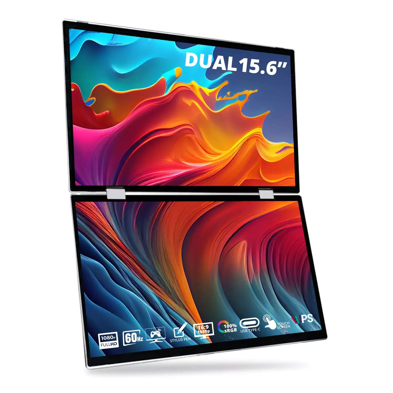 D15-Pro Portable Dual View Monitor Touchscreen 15.6" - Lepow Portable Monitor