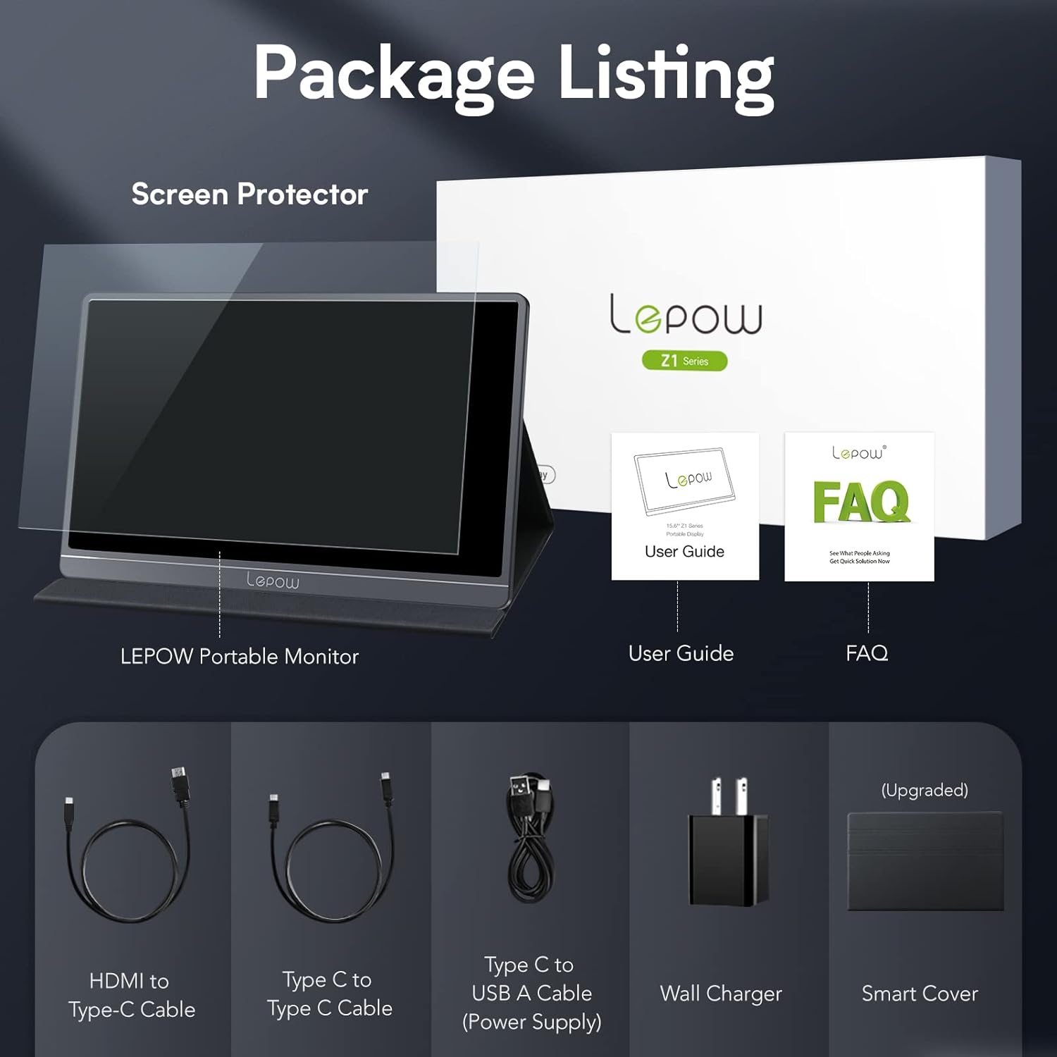 Lepow Z1 Portable Monitor 15.6" - Lepow Portable Monitor
